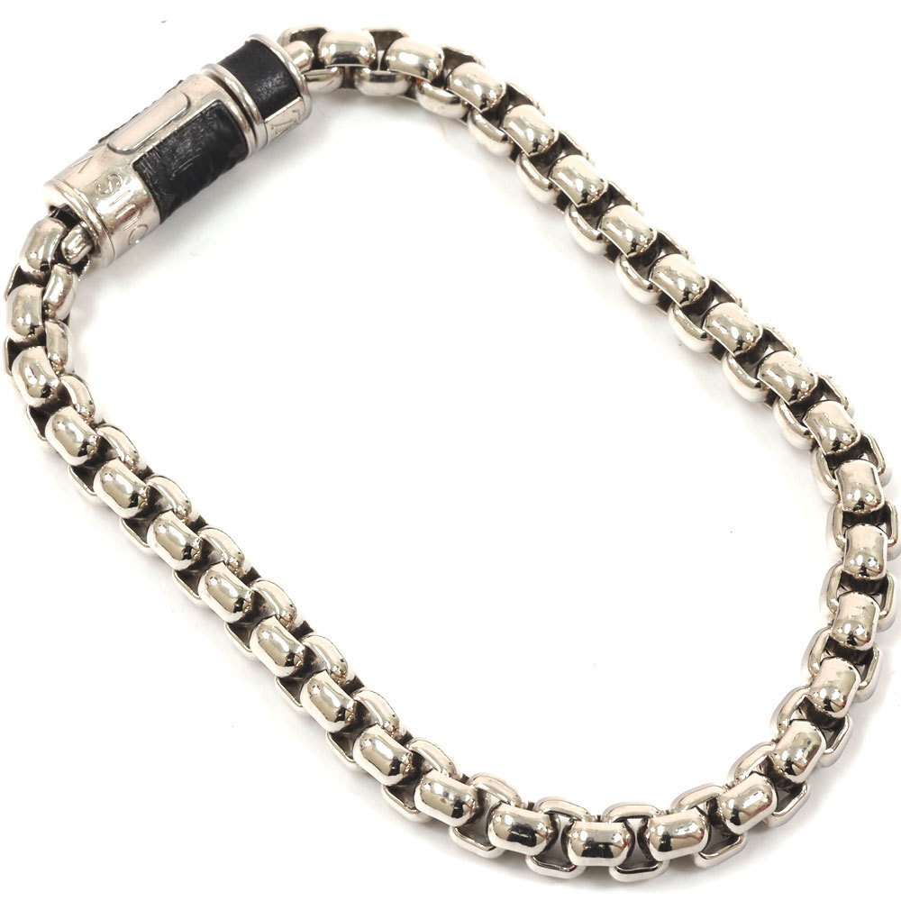 Louis Vuitton Monogram Chain Silver Eclipse Brace… - image 2